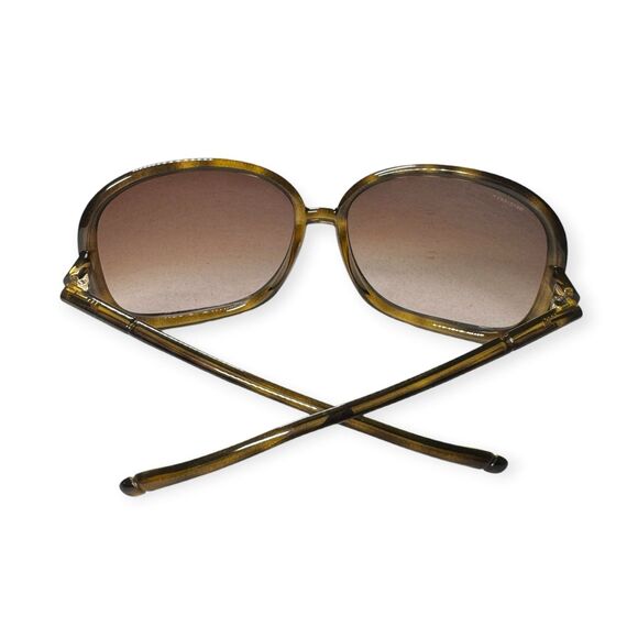 Burberry 4002 Oversized Brown Sunglasses Round Tortoise Shell Frames w/ Case VTG main image 4